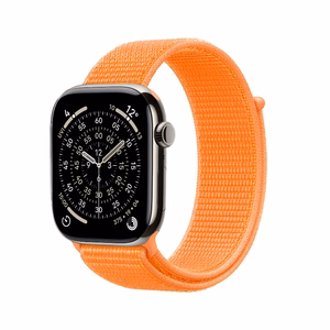 Crong Nylon Apple Watch sporta siksniņa, 38/40/41/42 mm, Tropical Orange