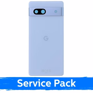 Aizmugurējais vāciņš, saderīgs ar Google Pixel 7A, jūraszils (Service Pack)