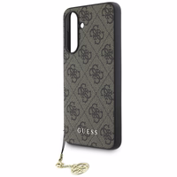 Guess 4G Charms Collection apvalks Samsung Galaxy A36 - Brūns