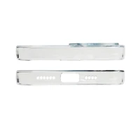 Marmora vāciņš iPhone 12 Pro ar gel pārklājumu zilā tonī