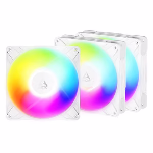 ARCTIC P14 PRO Reverse PWM PST A-RGB High-Performance PWM Fan, 140 mm (Balts), 3pcs