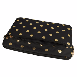 Wonder portatīvā datora apvalks 13–14 collas zeltains ar punktiem