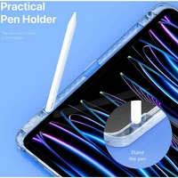 DUX DUCIS planšetdatora maciņš (m) UNID saliekams ar zīmuli uzglabāšanas vietu iPad Pro 13 (2024) melns