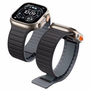 Spigen Athlex Air M siksniņa Apple Watch 44 / 45 / 46 / 49 mm, melna un pelēka