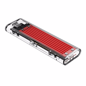 Orico TCM2-C3 M.2 NVME uz USB-C 10Gb/s disku ierīce - sarkana
