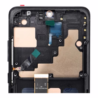 LCD ekrāns SAMSUNG S20 Ultra melns SOFT OLED ar rāmi