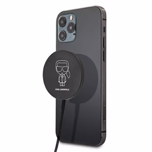 Karl Lagerfeld 15W bezvadu lādētājs ar MagSafe - melns