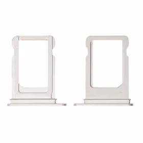 SIM Holder Saderīgs ar Apple iPhone Xs Max SIM card holder Sudrabs