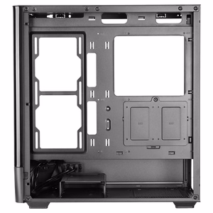 Mars Gaming MCLCDPRO datora korpuss Midi Tower melns