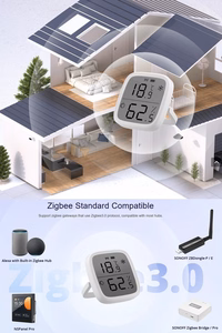 SONOFF Zigbee LCD viedais temperatūras un mitruma sensors