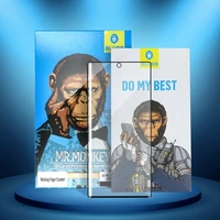 5D Mr. Monkey stikls - Samsung Galaxy A53 5G melns (Strong Lite)