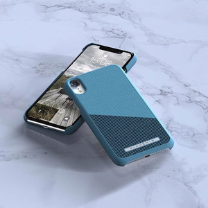 Nordic Elements Saeson Freja vāciņš ierīcei iPhone XR, tumši zilzaļš