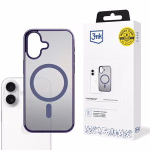 3mk Frosty Magnētiskais viedtālruņa apvalks iPhone 17 - violets