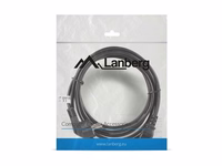 Lanberg CA-C13C-11CC-0030-BK power cable melns 3 m C13 coupler CEE7/7