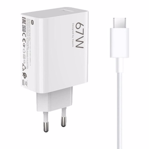 Lādētājs Xiaomi HyperCharge Combo 67W USB-A balts BHR9465EU