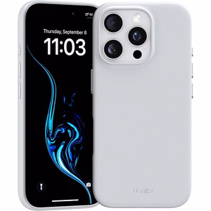 Benks magnētiskais Vita Pro silikona viedtālruņa apvalks Iphone 16 Pro Max, pelēks