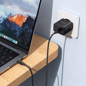 Telefona GaN lādētājs Hoco USB C PD AVS 40W max 60W N83 melns