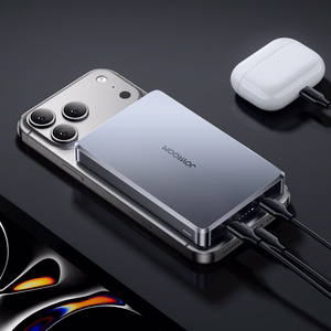 Joyroom JR-PBM08 Pro 22,5 W 10000 mAh ārējais akumulators ar bezvadu uzlādi un 2 x USB-C – pelēks
