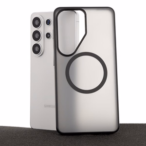 Liavec Soft Maciņš Metal Frame for Samsung Galaxy S26 Ultra melns