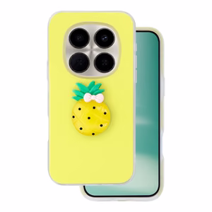 Fruit 2in1 maciņš priekš Xiaomi Redmi Note 15 4G (EU) / 5G (EU) dzeltens