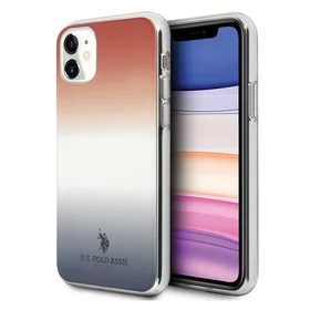 US Polo USHCN61TRDGRB iPhone 11 sarkana-zila Gradient Pattern Collection