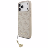 Guess 4G Charms Collection MagSafe viedtālruņa apvalks iPhone 17 Pro Max - rozā