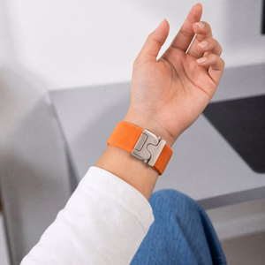 Tech-Protect Nylon Clasp siksniņa modelim Samsung Galaxy Watch Ultra 47 mm – oranža
