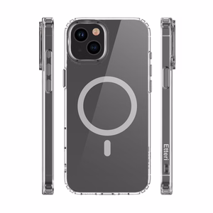 Etteri Krāsains Magnētiskais viedtālruņa apvalks iPhone 15 6,1" pelēks
