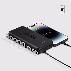Powerbank Puro Fast 20000 mAh 2x USB-A + 1x USB-C - черный