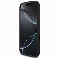 Guess silikona Big 4G Script viedtālruņa apvalks iPhone Air melns