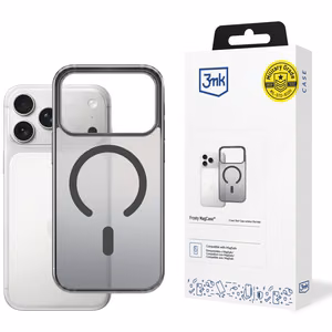 3mk Frosty MagViedtālruņa apvalks iPhone 17 Pro Max - melns