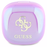 Guess 4G drukāts logotips Bluetooth TWS austiņas + dokstacija - violetas