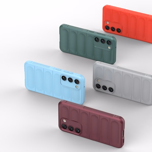 Magic Shield viedtālruņa apvalks Samsung Galaxy S23+ elastīgs bruņots pārsegs sarkans