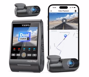 Viofo A229 Plus 3CH-G – 3 kanālu GPS videoreģistrators