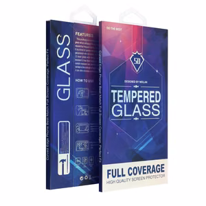 5D Full Glue Tempered Glass - for REALME 16 PRO+ black (curved edge)