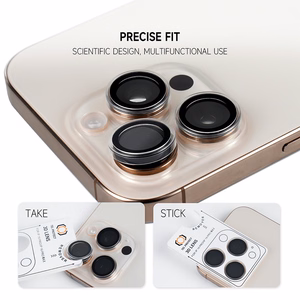 Aizsargstikls kameras lēcu Tel Protect 3D Lēcas uz kameras Iphone 16/16 Plus caurspīdīgs (2 gab.)