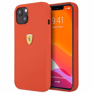 Ferrari FESSIHCP13SRE iPhone 13 mini 5.4" красный/красный жёсткий чехол Silicone