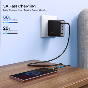 Joyroom Pioneer sērijas SA31-CC5 USB-C / USB-C 240W 1.2m kabelis - melns