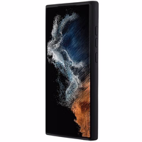 Karl Lagerfeld silikona Choupette metāla piespraude viedtālruņa apvalks Samsung Galaxy S23 Ultra - melns