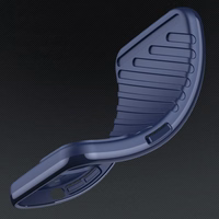 Thunder silikona viedtālruņa apvalks iPhone 16 Pro - zils