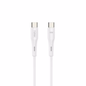 T-PHOX CABLE GENTLE USB-C/USB-C 60W 1M WHITE