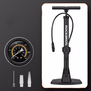 Rockbros 42510001001 grīdas velosipēda pumpis - melns