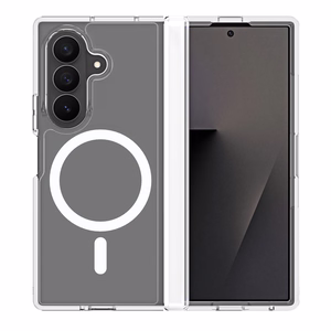 Ar MagSafe saderīgs DUX DUCIS CLIN MAG maciņš SAMSUNG Z Fold 8, caurspīdīgs