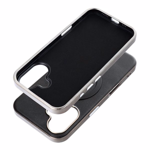 GENTLEMAN MAG COVER Viedtālruņa apvalks, saderīgs ar MagSafe, iPhone 11 melns