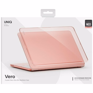 Uniq Vero Case for MacBook Neo - Translucent Pink