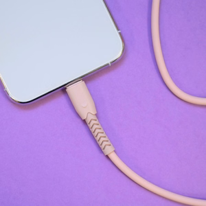 Maxlife MXUC-04 kabelis USB - USB-C 1,0 m 3A rozā