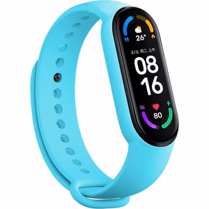 Wristband for Xiaomi Mi Band 5/6/7 light blue