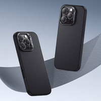 Benks Magnētiskais Armor Pro Kevlara viedtālruņa apvalks iPhone 16 Plus - metāla rāmis 600D - melns (m)
