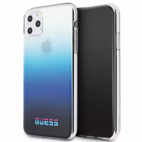 Guess GUHCN65DGCNA iPhone 11 Pro Maxniebieski/gradient zils cietais maciņš California