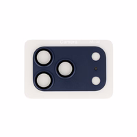 Tempered stikls Tel Protect 95% AR+AF Full Metal kameras aizsargs on camera for Iphone 17 Pro Max zils (camera island)